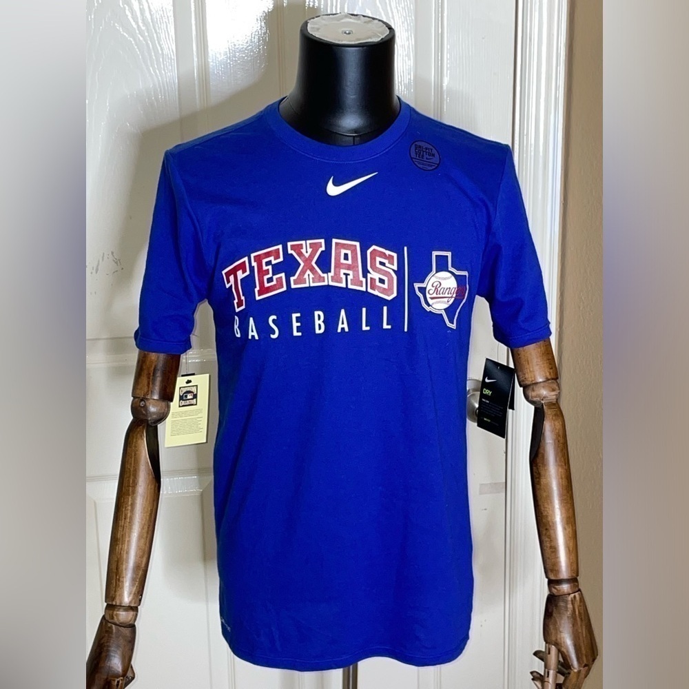 Nike Texas Rangers MLB T-Shirt Dri-Fit Short Sleeve Size Medium​​​​​​​​​​​ - Picture 5 of 10